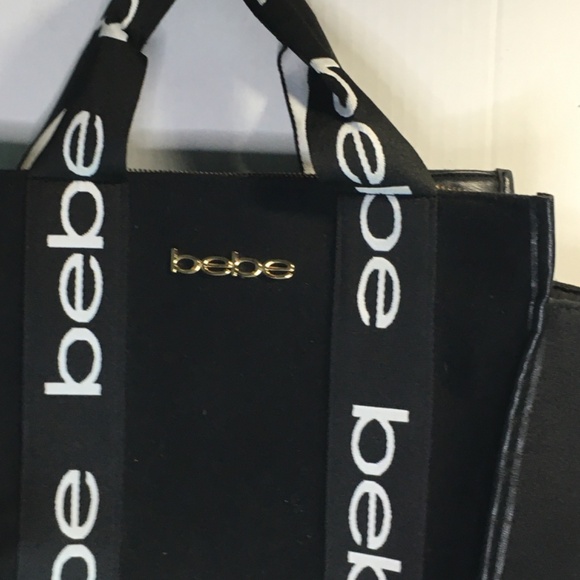 Bebe Black and White Tote bag - Picture 10 of 10
